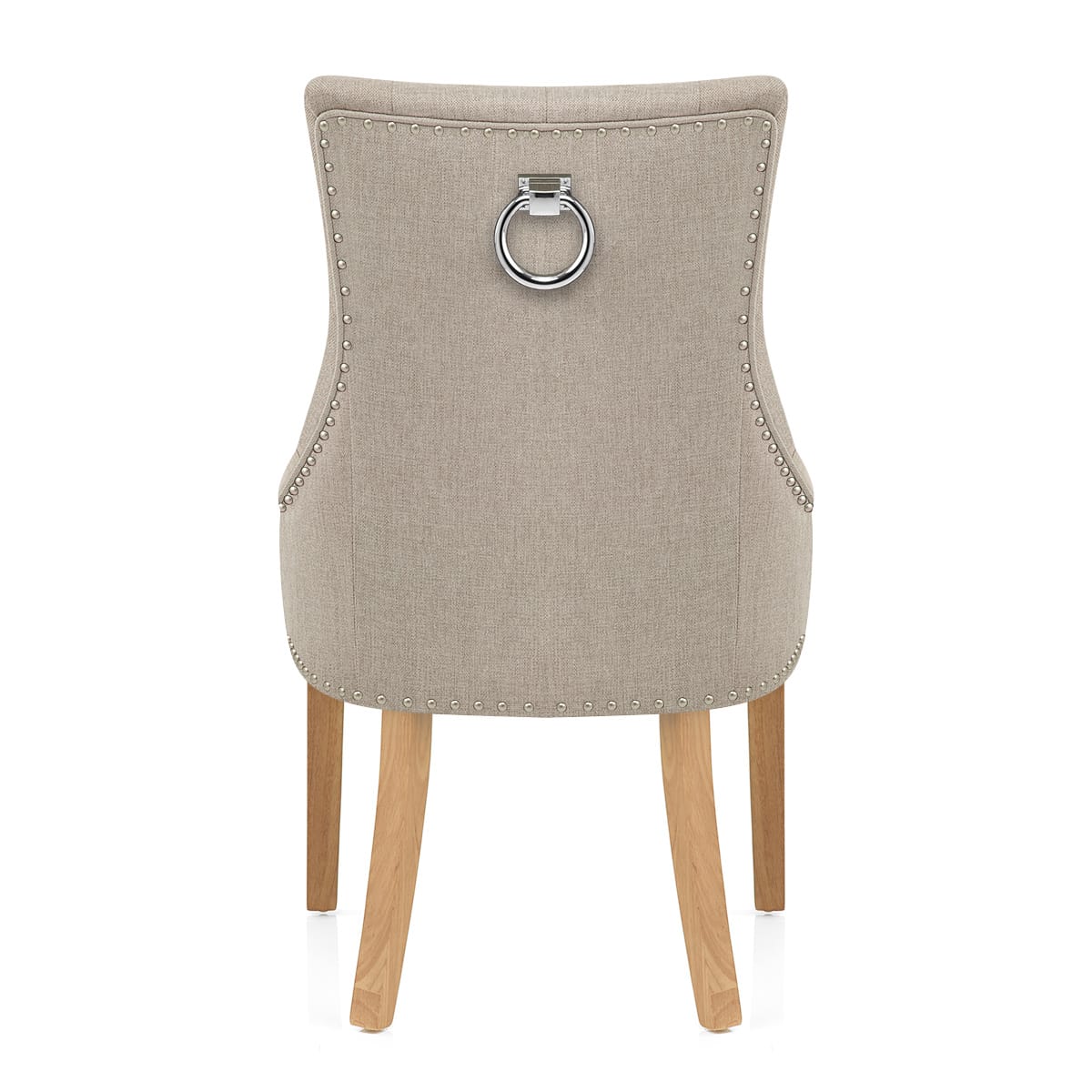 Ascot Oak Dining Chair Tweed Fabric