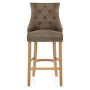Ascot Oak Stool Antique Brown