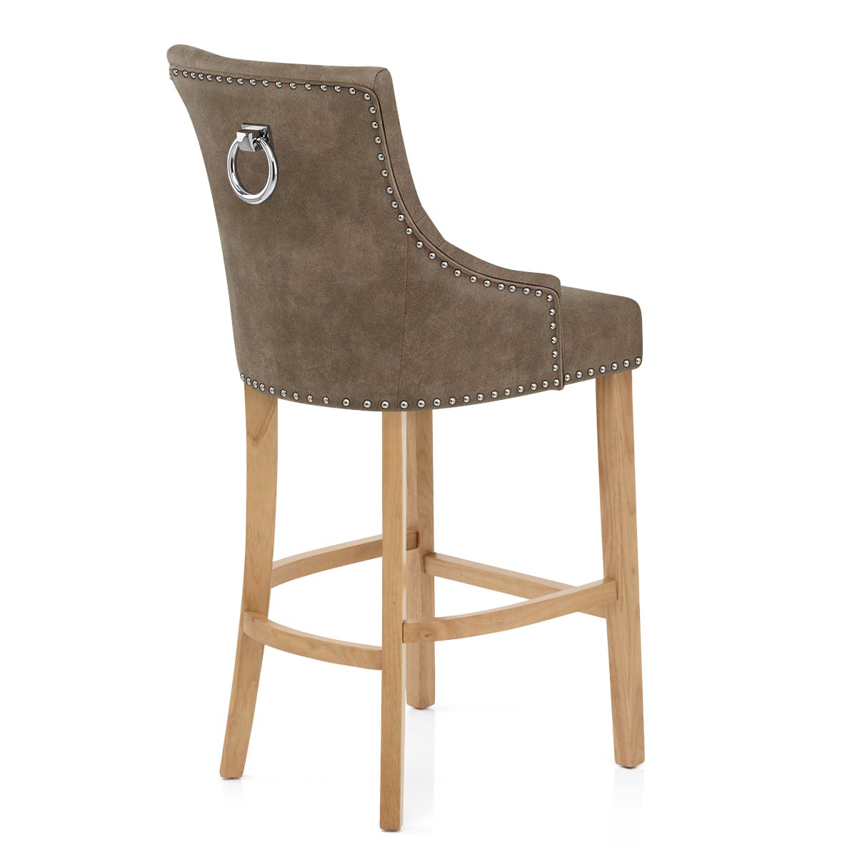 Ascot Oak Stool Antique Brown