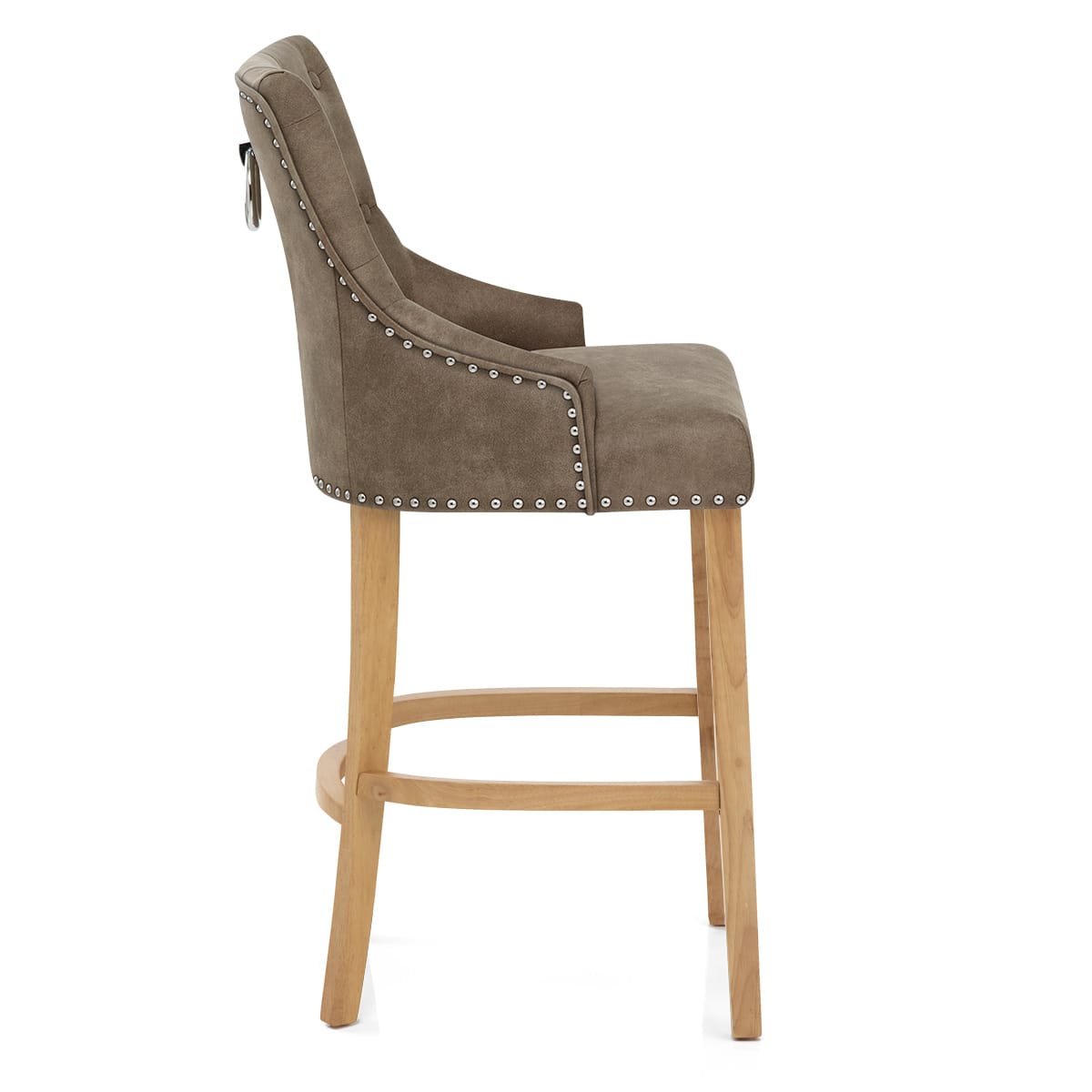 Ascot Oak Stool Antique Brown