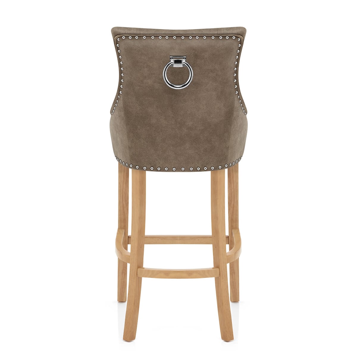 Ascot Oak Stool Antique Brown