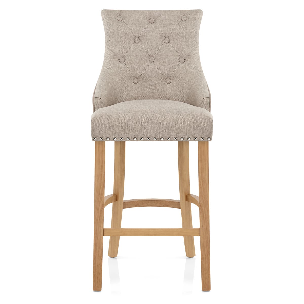 Ascot Oak Stool Tweed Fabric