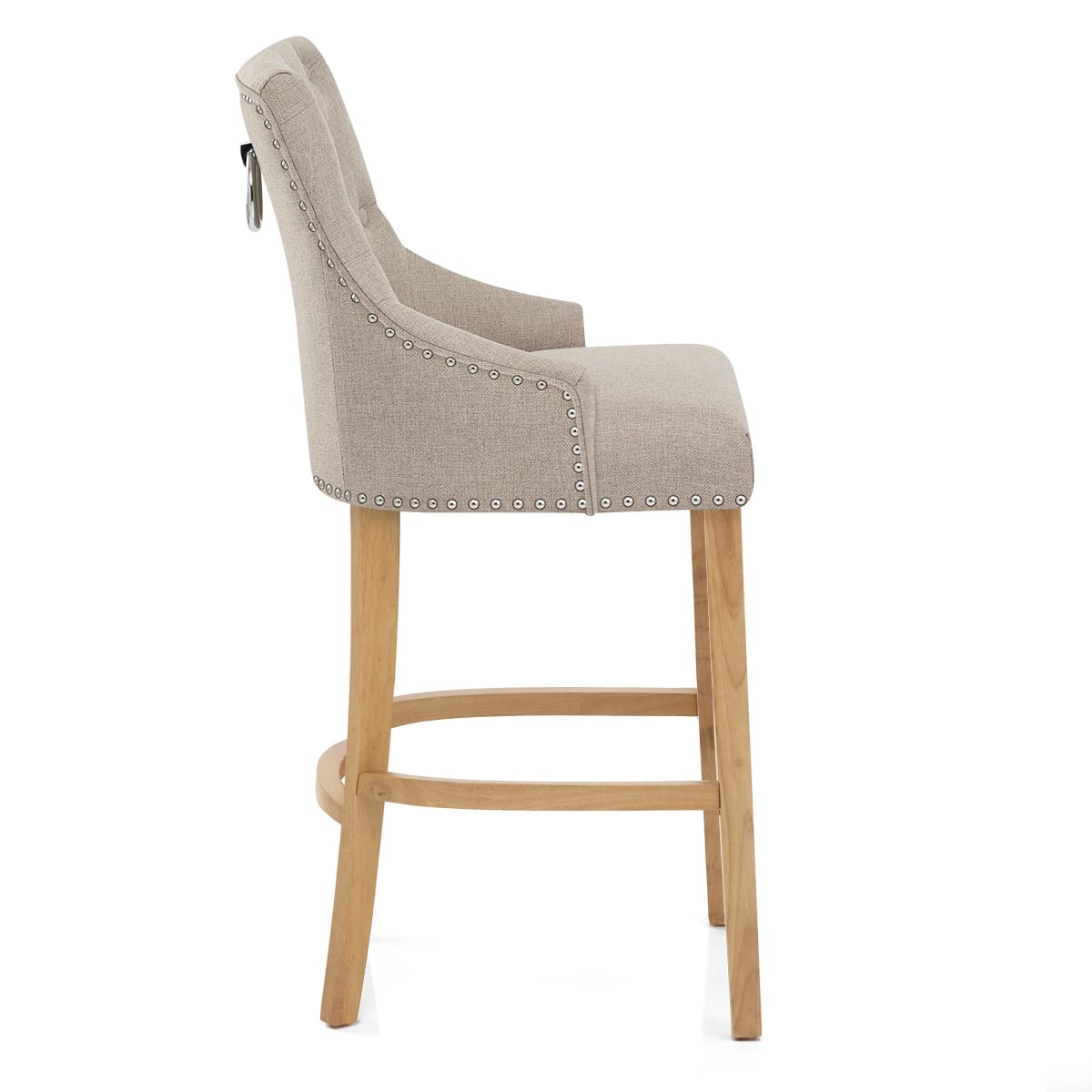 Ascot Oak Stool Tweed Fabric