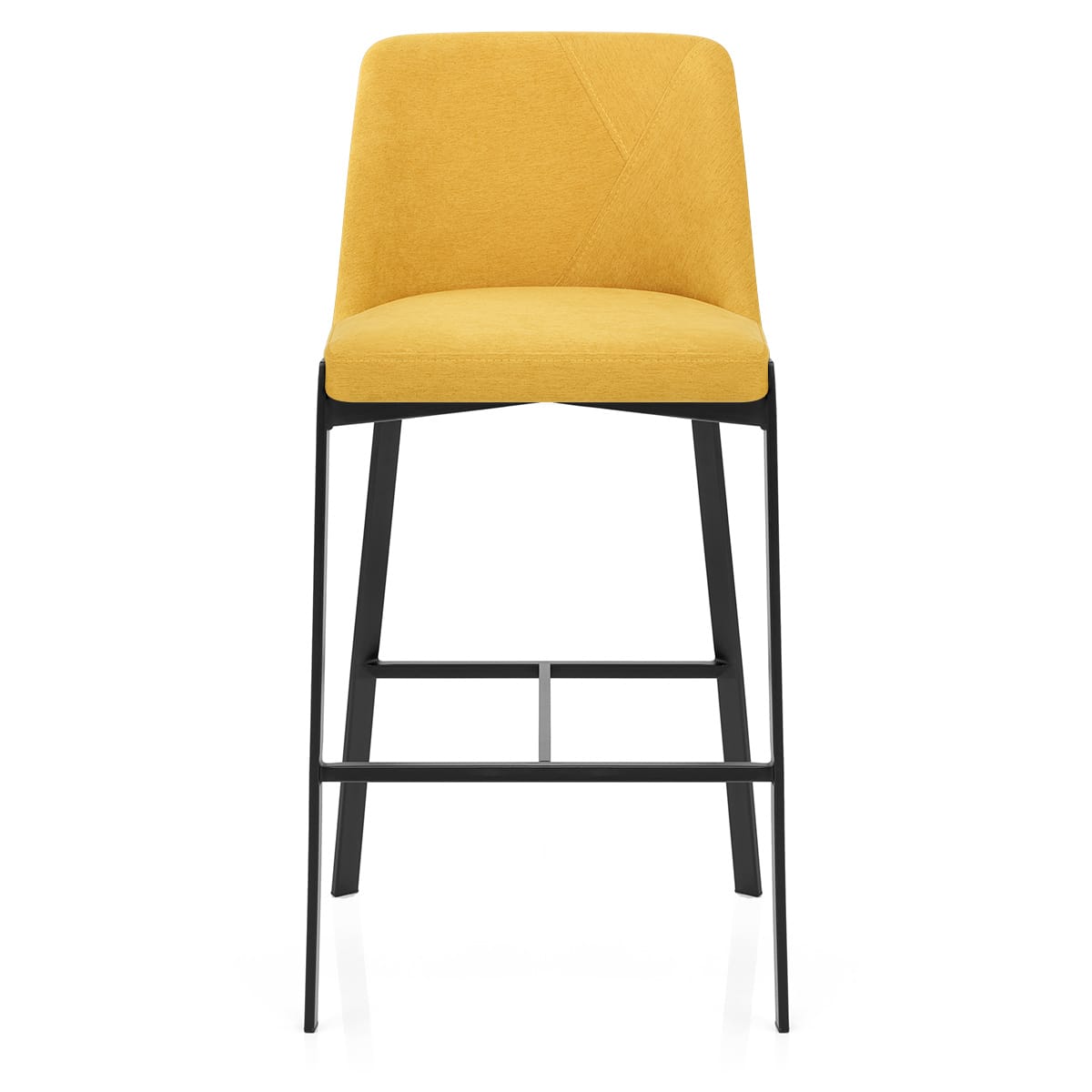 Aspen Bar Stool Yellow Fabric