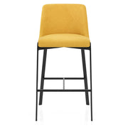 Aspen Bar Stool Yellow Fabric