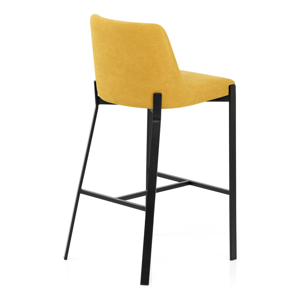 Aspen Bar Stool Yellow Fabric