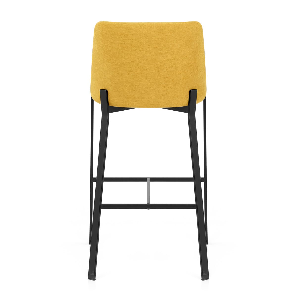 Aspen Bar Stool Yellow Fabric