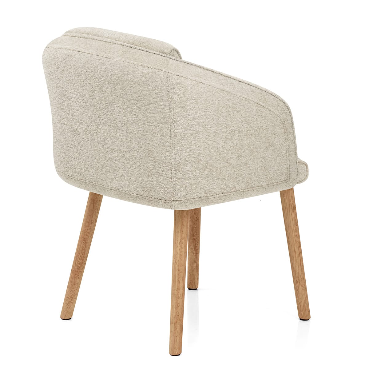 Asti Dining Chair Beige Fabric