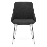 Aston Dining Chair Charcoal Fabric