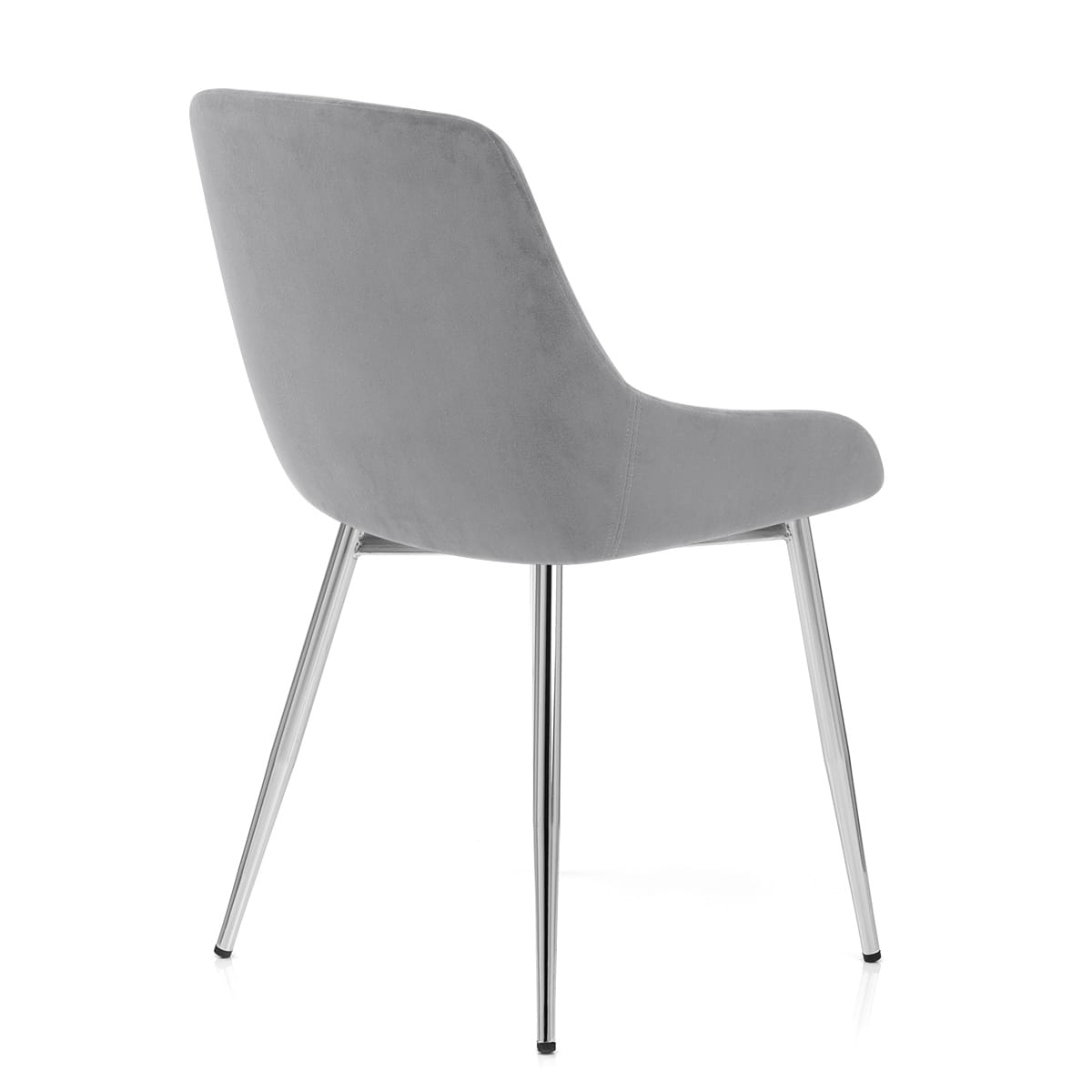 Aston Dining Chair Grey Velvet