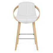 Atom Stool Oak & White
