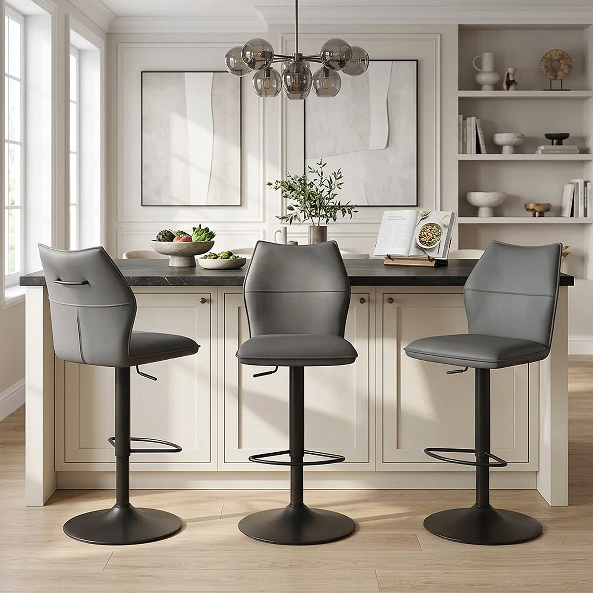 Ava Bar Stool Grey