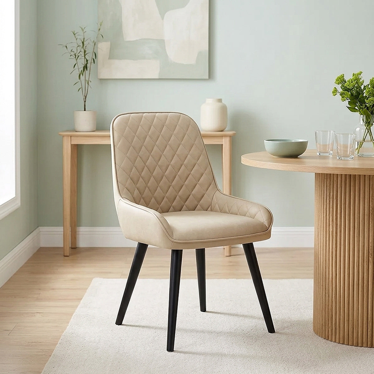 Azure Dining Chair Beige