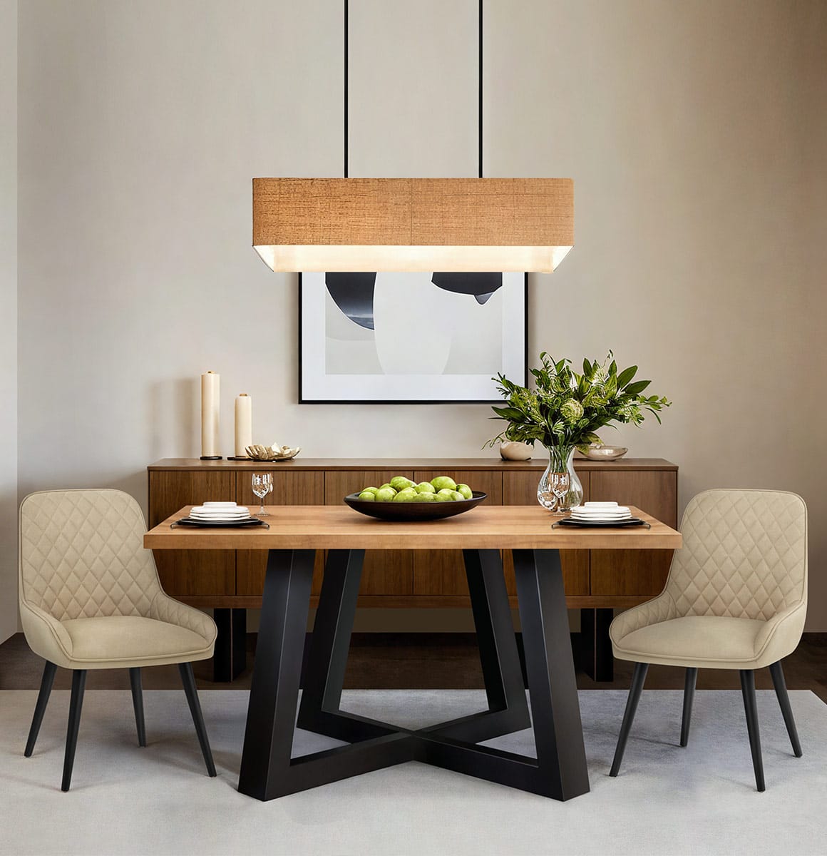 Azure Dining Chair Beige