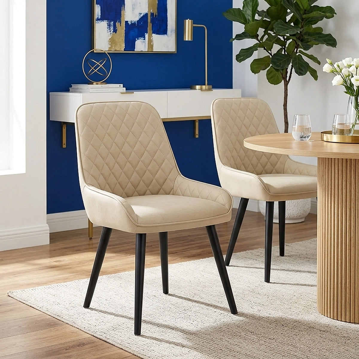 Azure Dining Chair Beige
