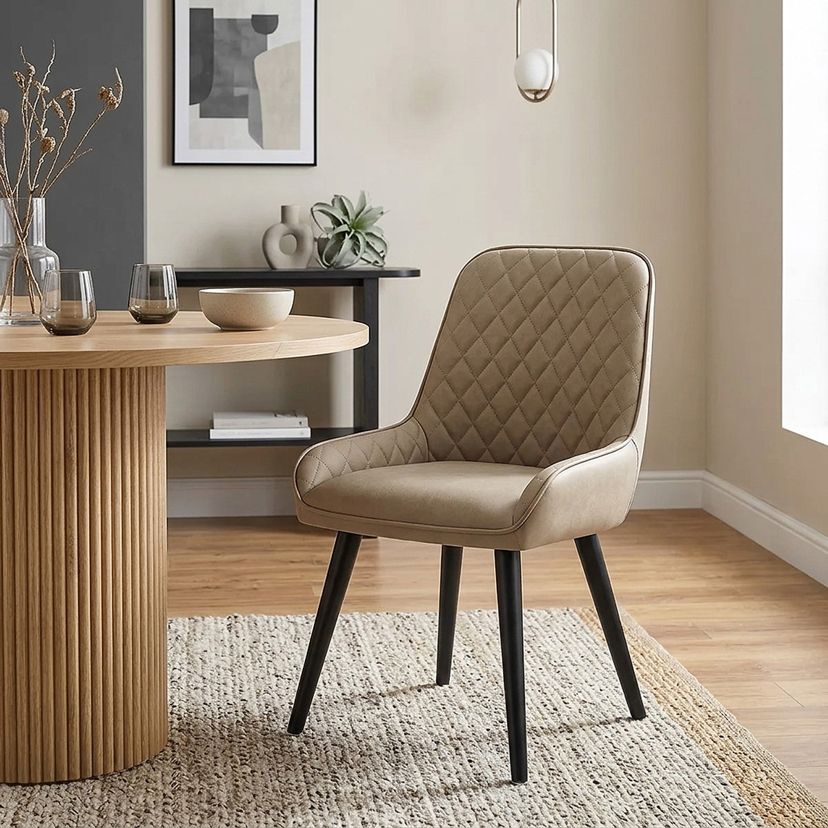 Azure Dining Chair Brown
