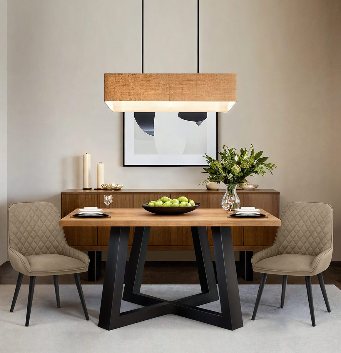 Azure Dining Chair Brown