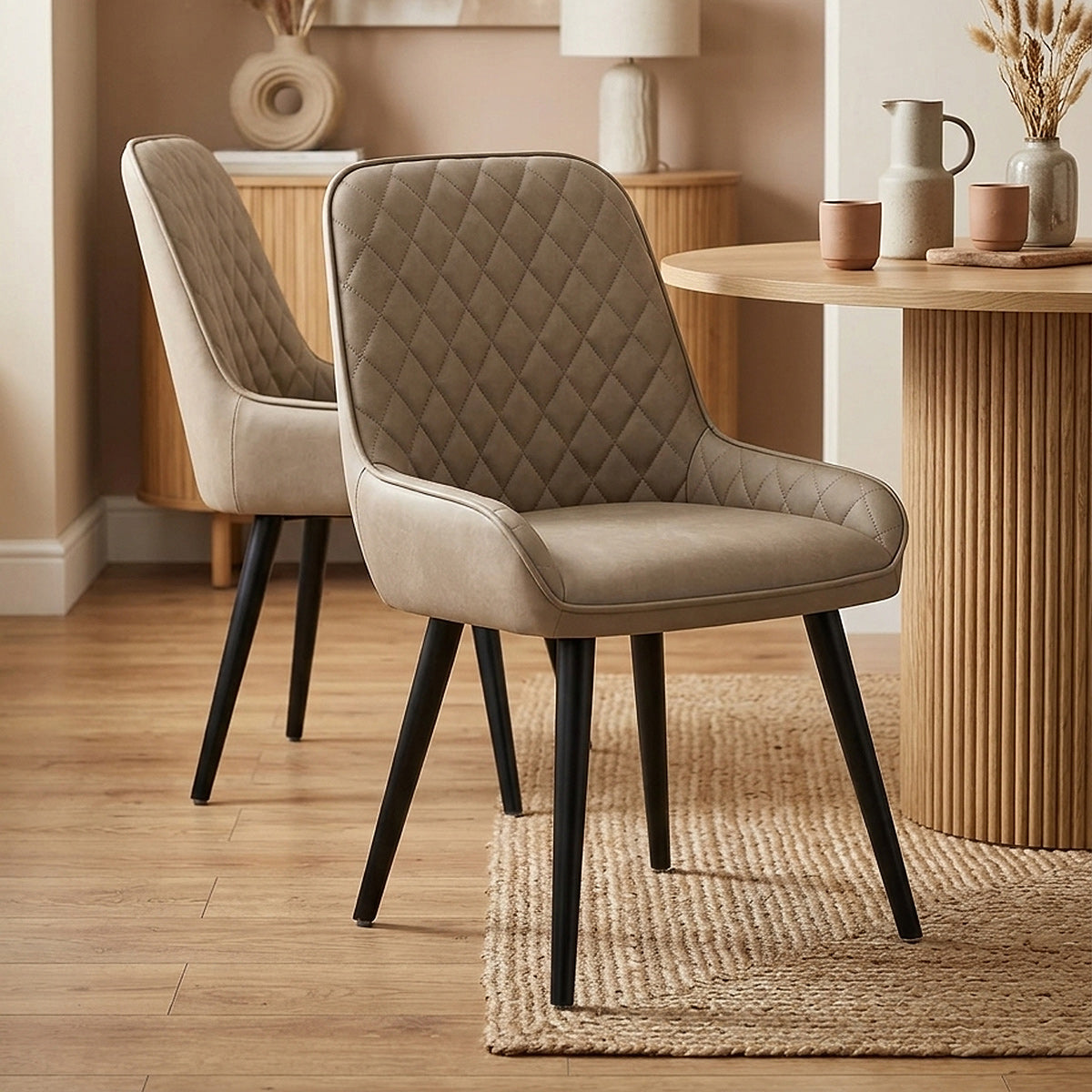 Azure Dining Chair Brown