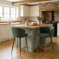 Fabric Bar Stools