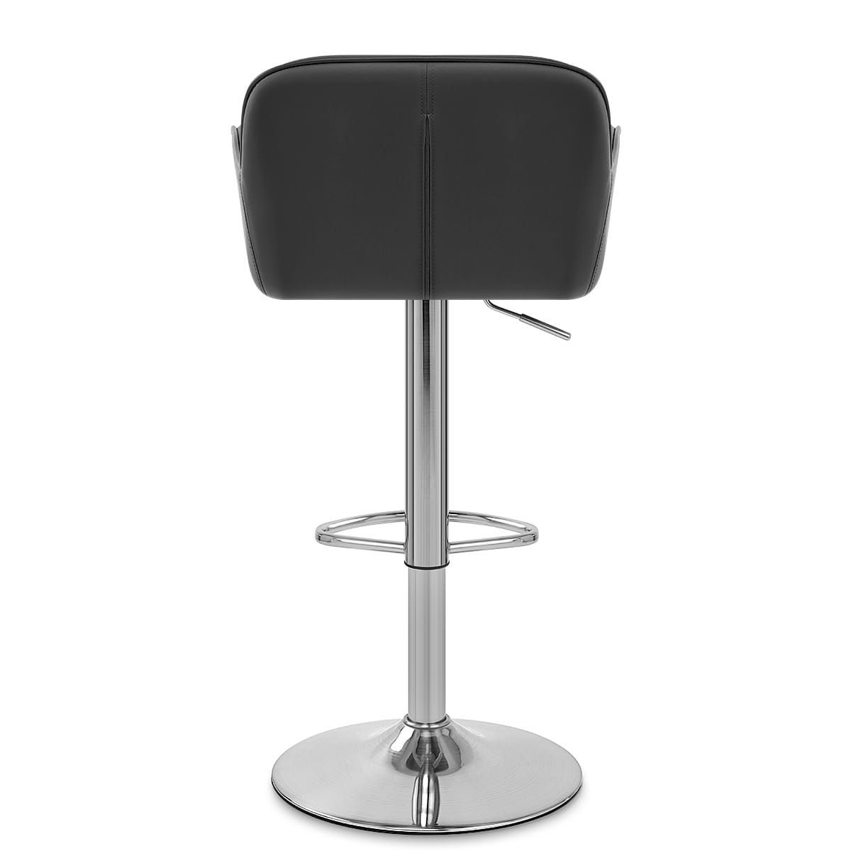 Berlin Brushed Bar Stool Black