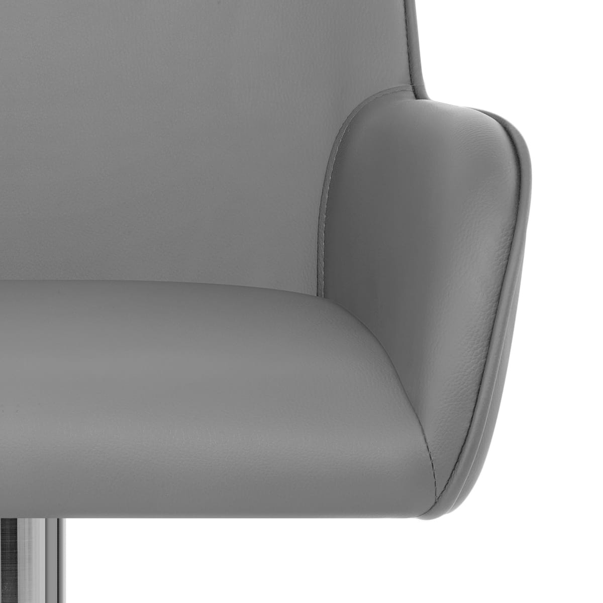 Berlin Brushed Bar Stool Grey