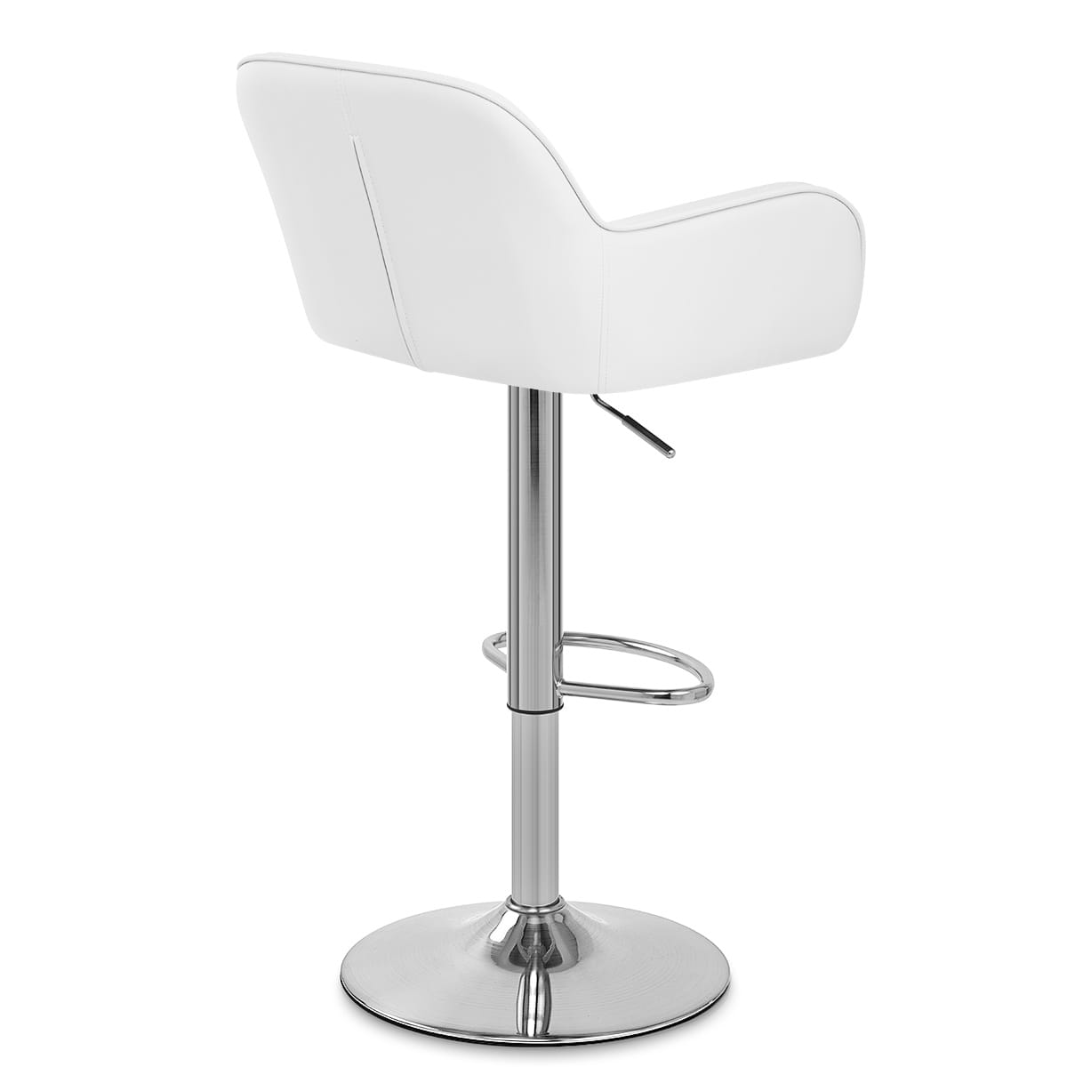 Berlin Brushed Bar Stool White