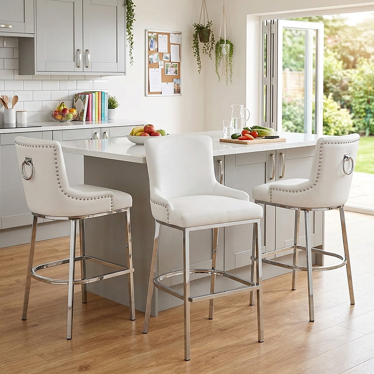 Bliss Bar Stool White