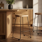 Bloc Stool Light Wood