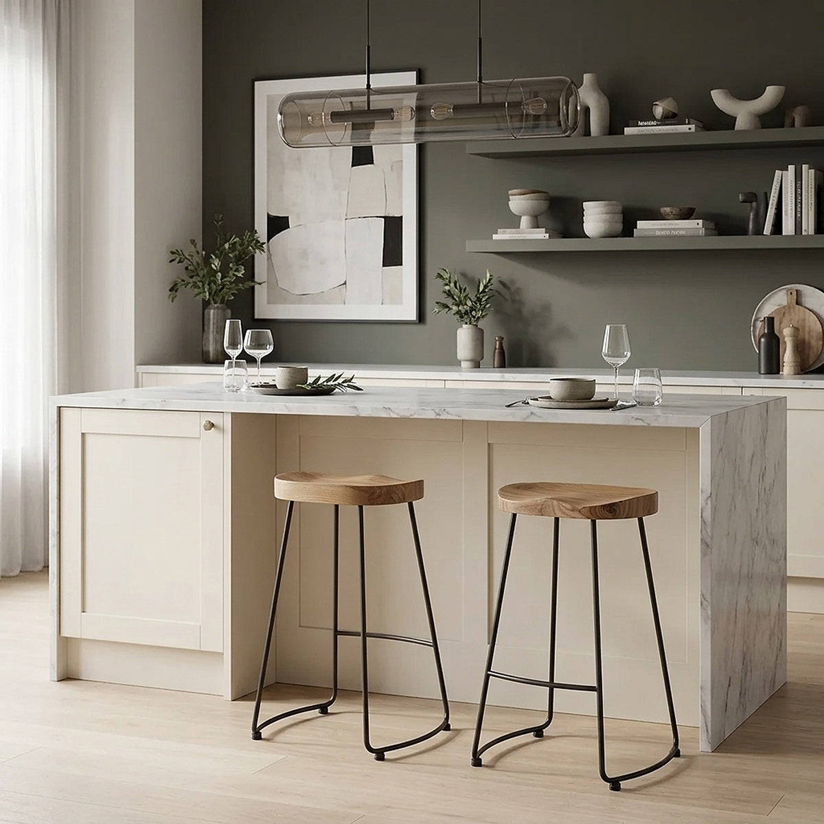 Bloc Stool Light Wood