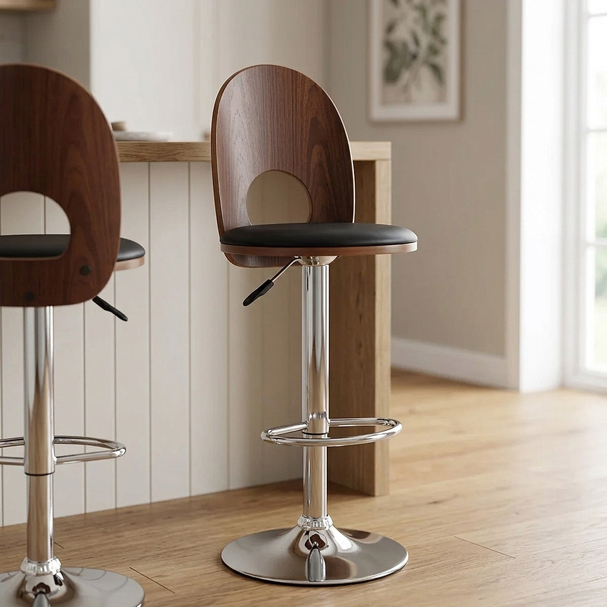 Bolero Wooden Stool Black