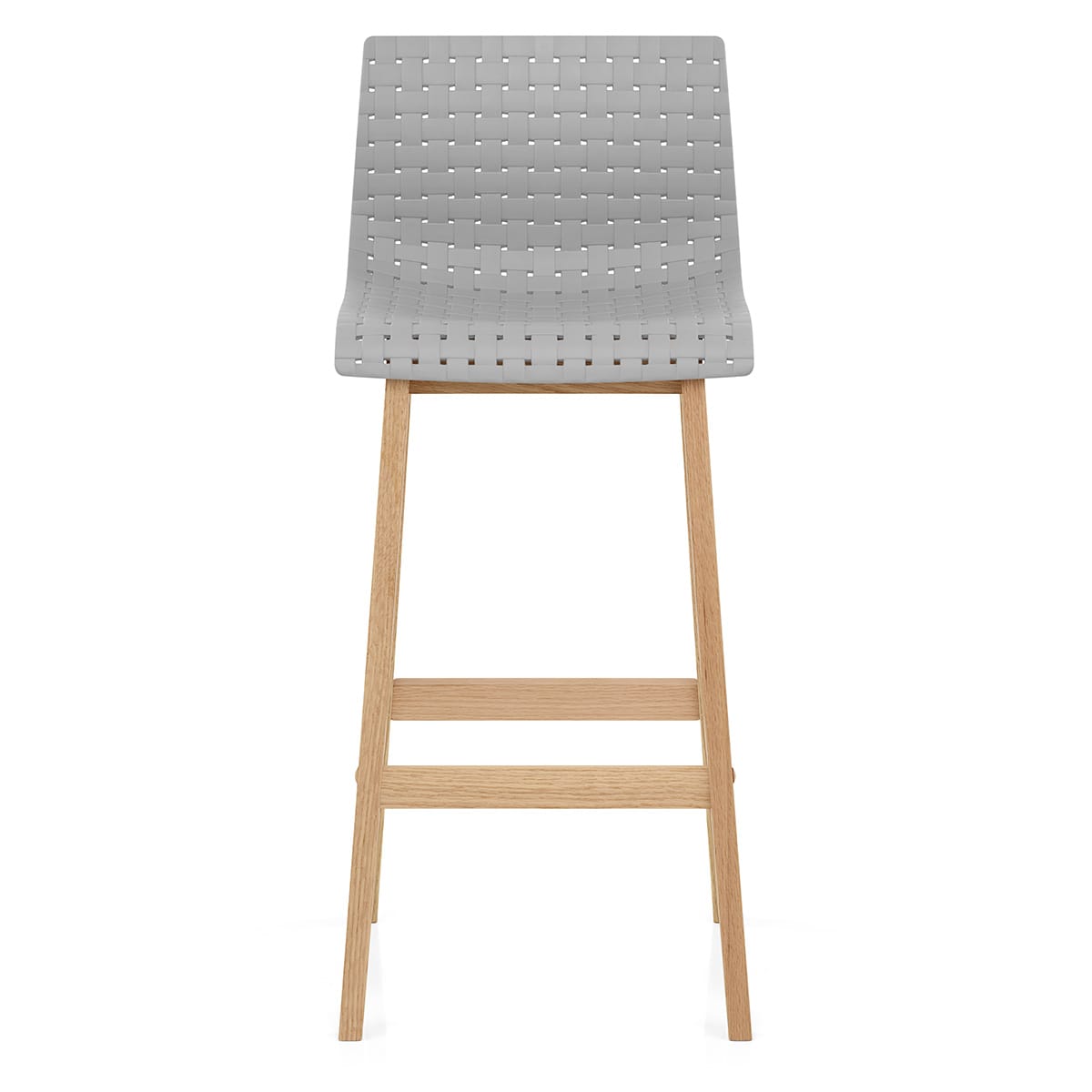 Bondi Oak & Grey Bar Stool