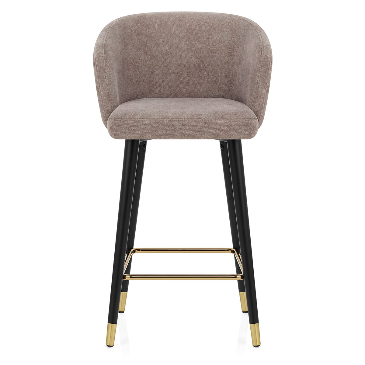 Boston Bar Stool Taupe Fabric