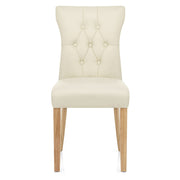 Bradbury Oak Dining Chair Cream