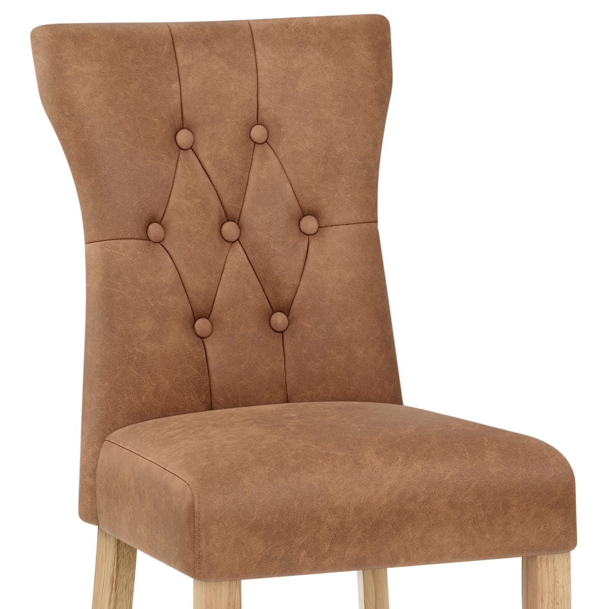 Bradbury Oak Dining Chair Tan