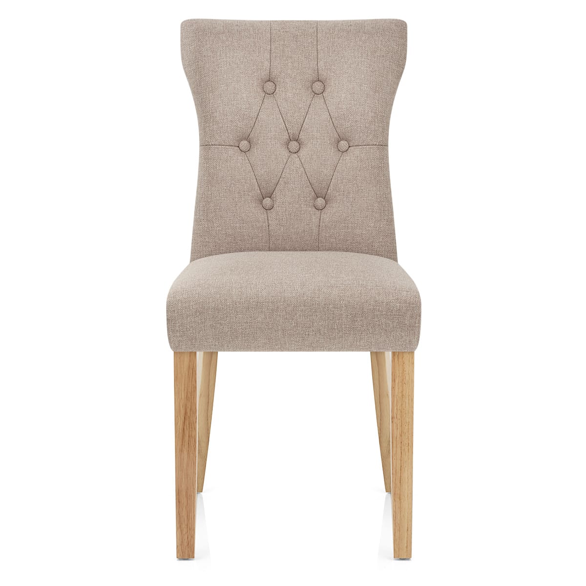 Bradbury Oak Dining Chair Tweed Fabric