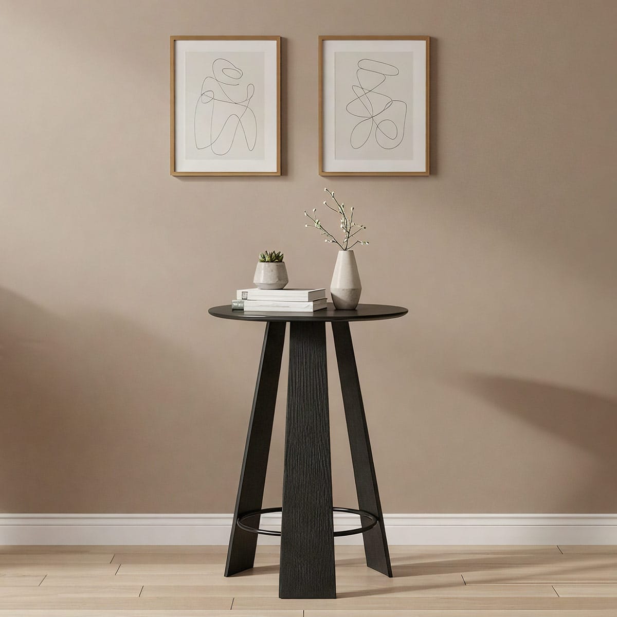 Bravo Bar Table Black Wood