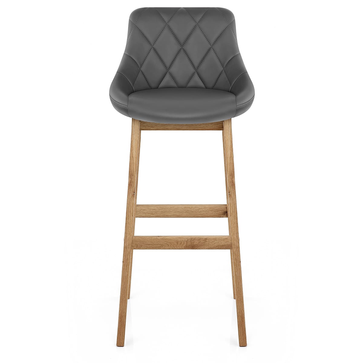 Breeze Wooden Stool Grey