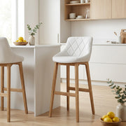 Breeze Wooden Stool White
