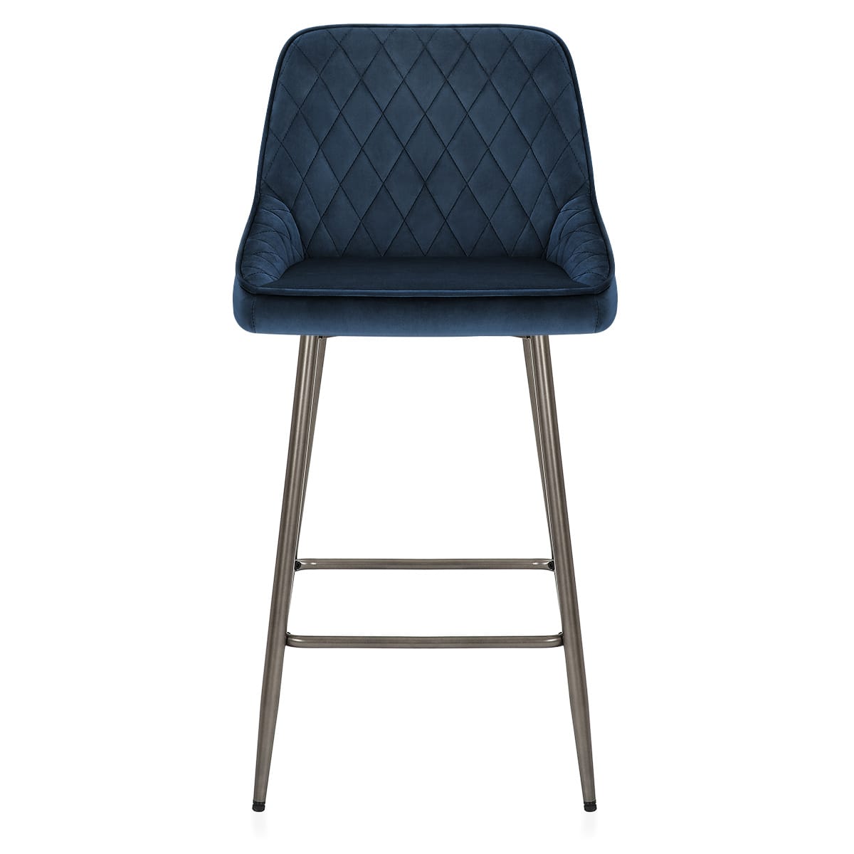 Brisbane Bar Stool Blue Velvet