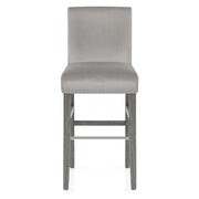 Brunswick Stool Grey Velvet