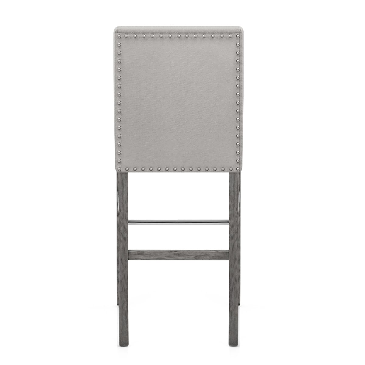 Brunswick Stool Grey Velvet
