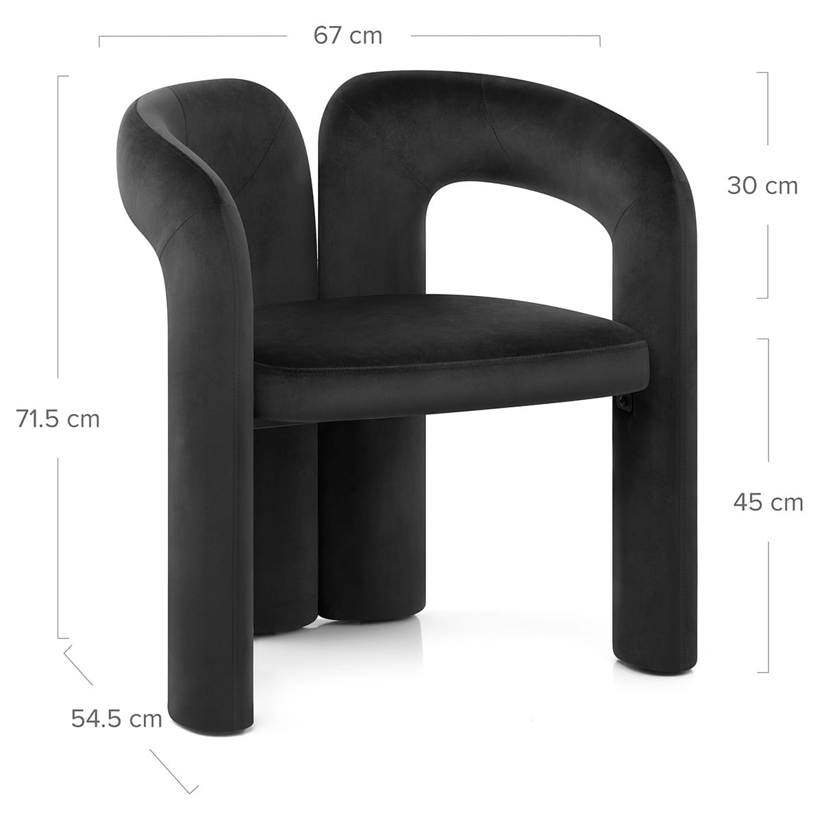 Bubble Chair Black Velvet