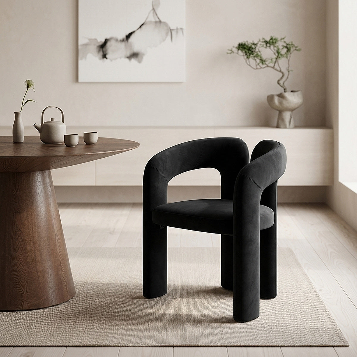 Bubble Chair Black Velvet