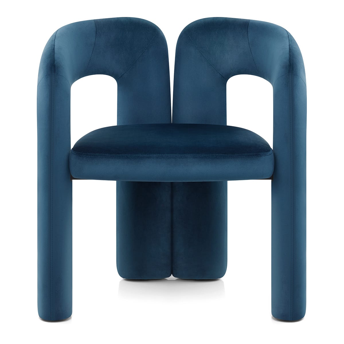 Bubble Chair Blue Velvet