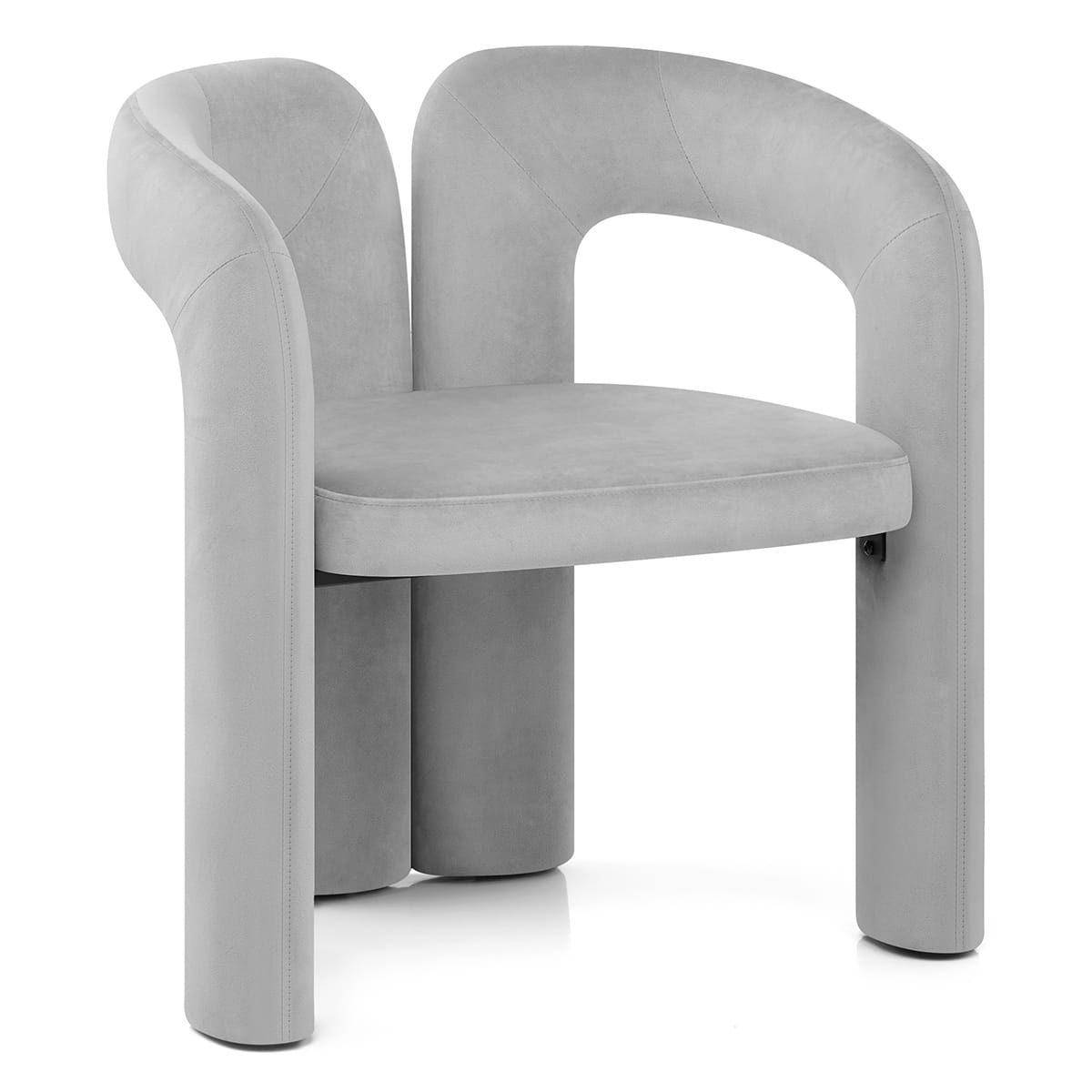 Bubble Chair Grey Velvet