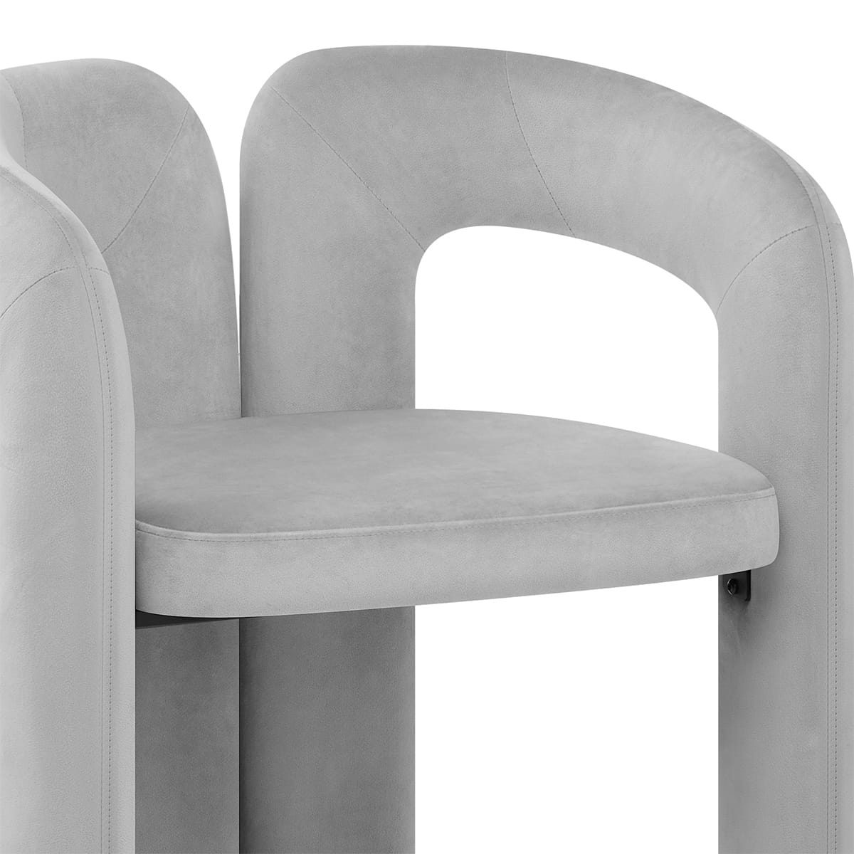 Bubble Chair Grey Velvet