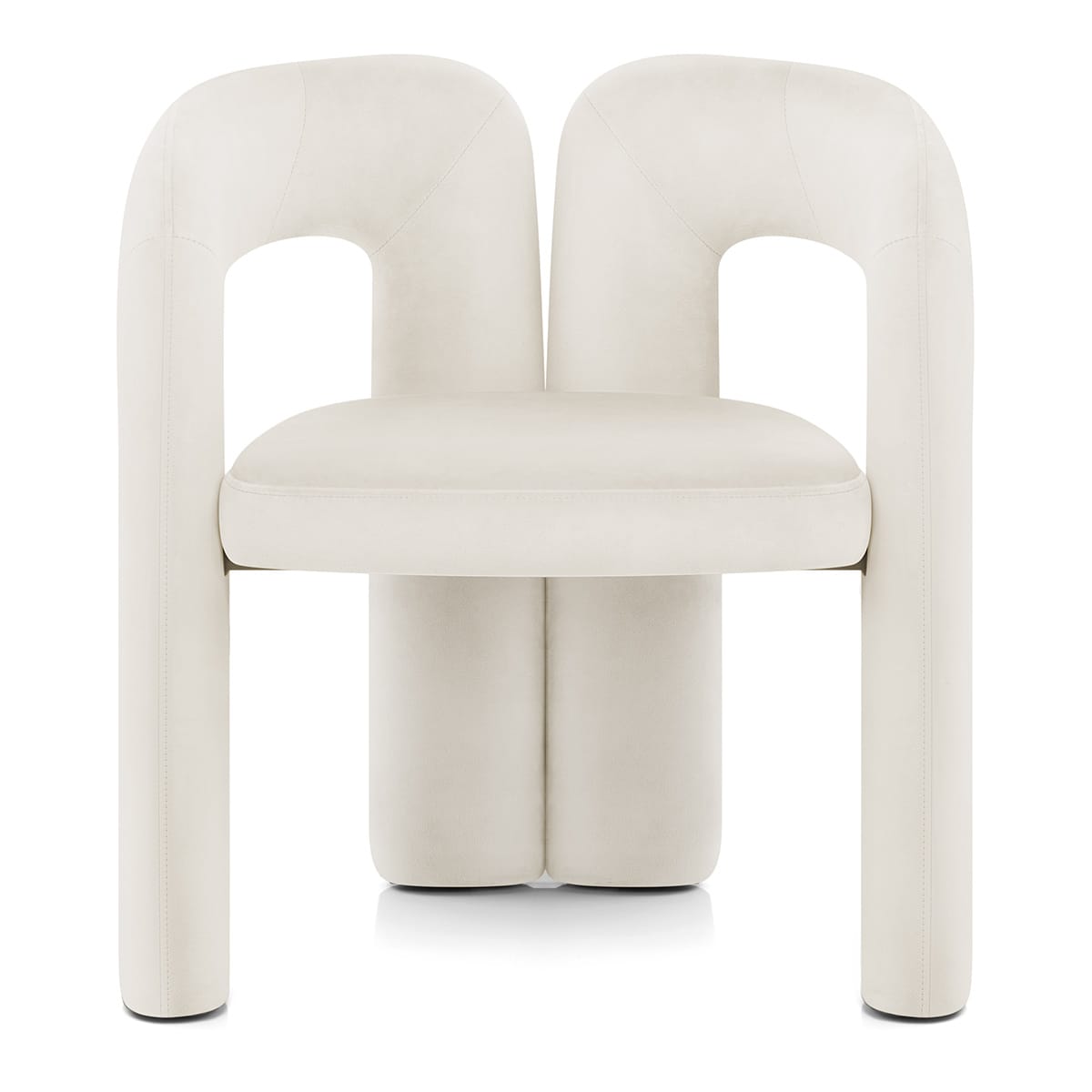 Bubble Chair Ivory Velvet