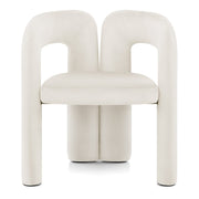Bubble Chair Ivory Velvet