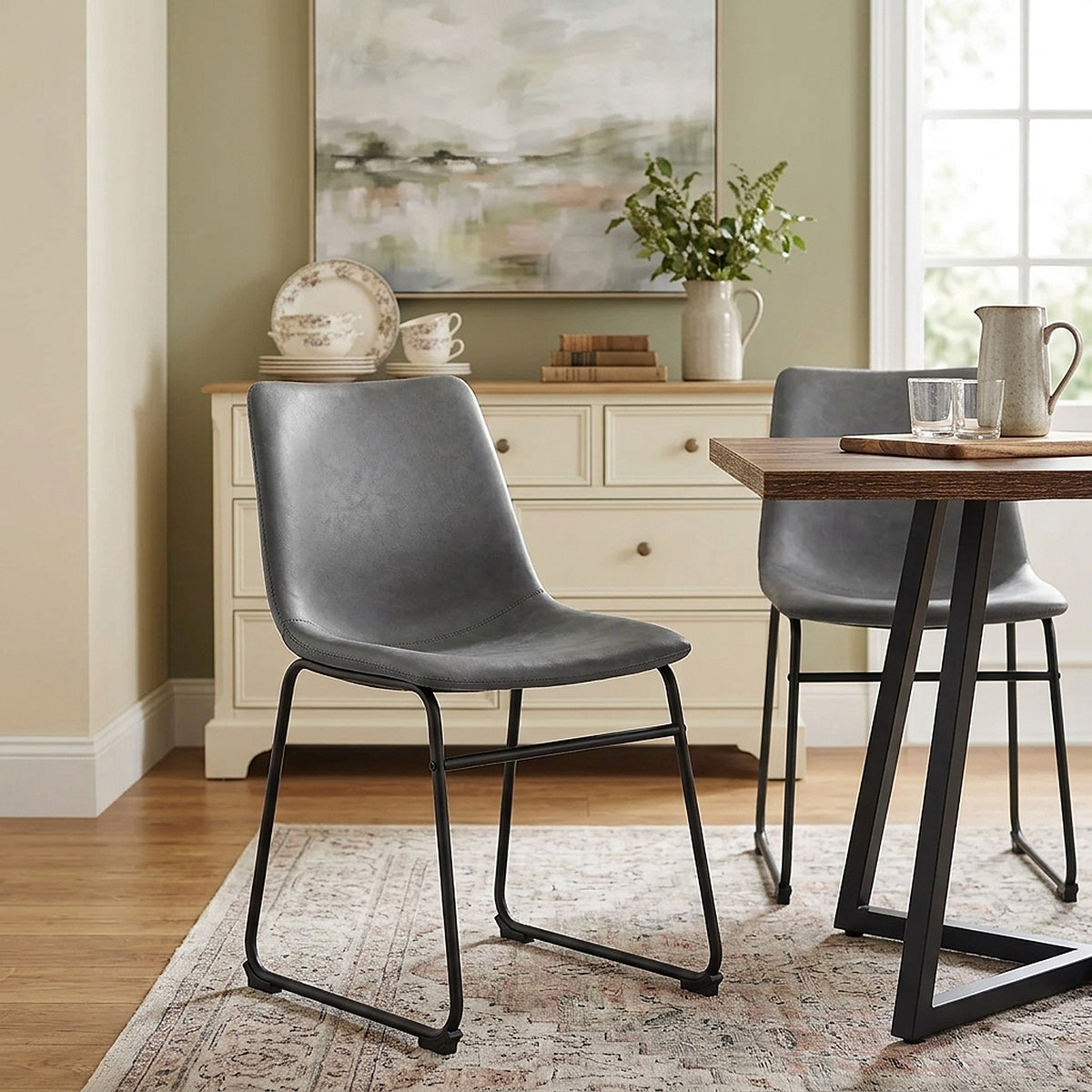 Bucket Chair Antique Grey