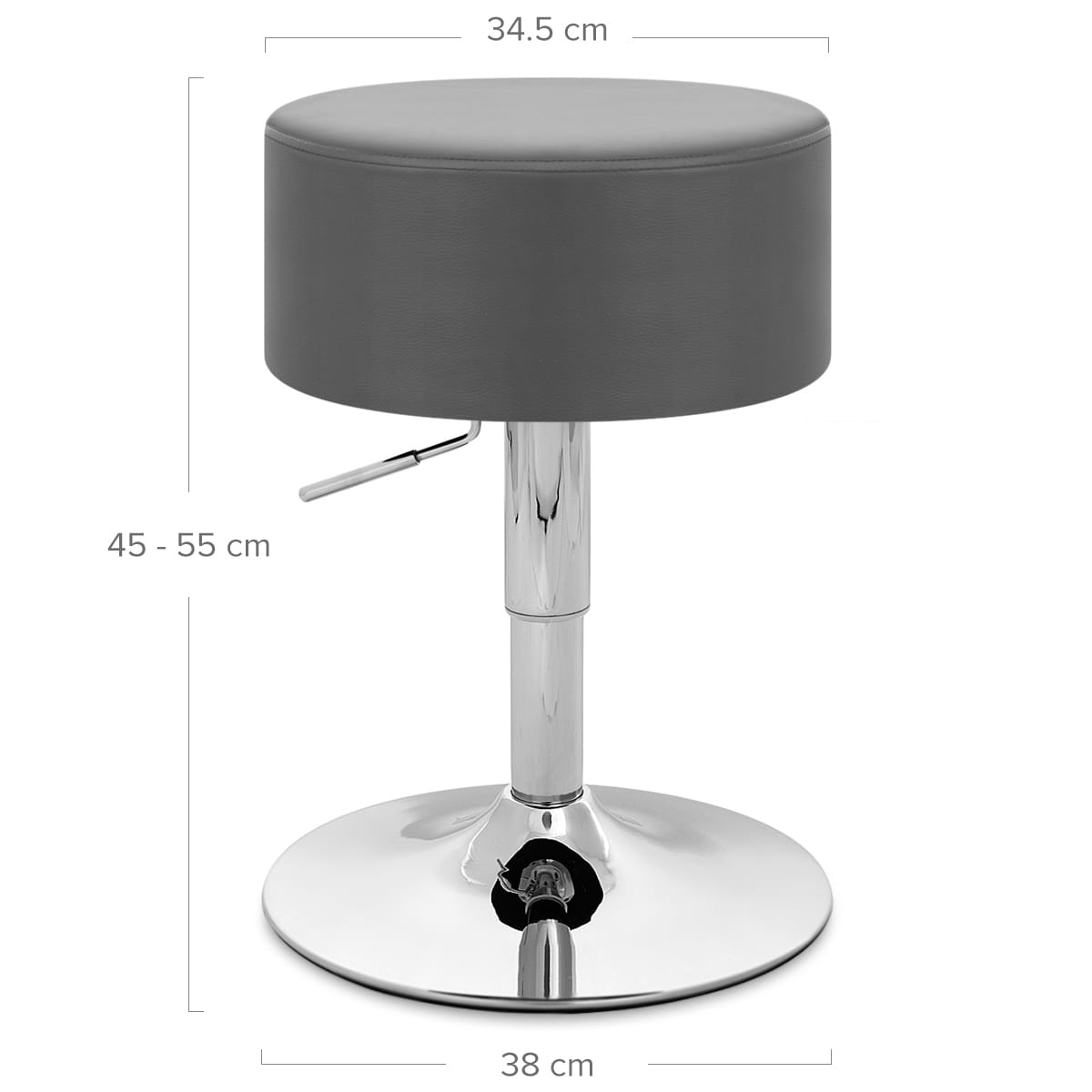 Bullet Stool Grey